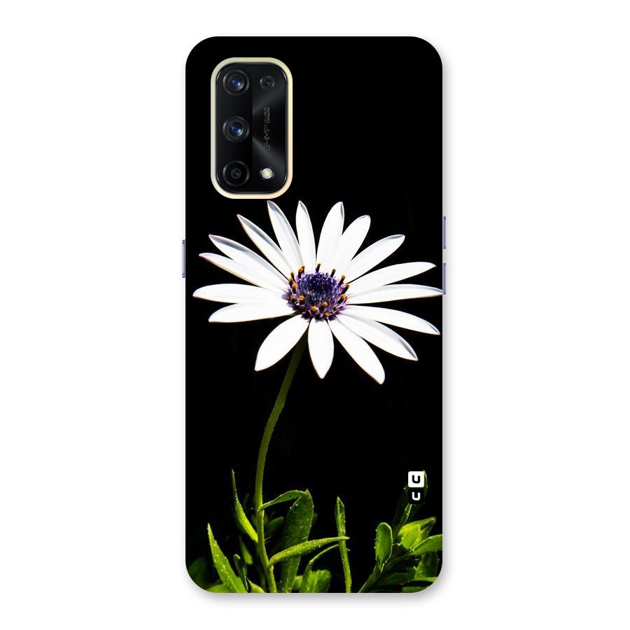 Flower White Spring Glass Back Case for Realme X7 Pro