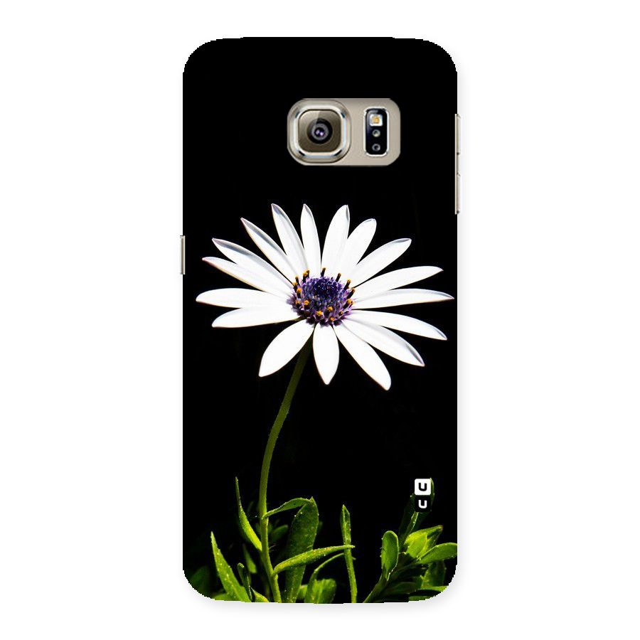 Flower White Spring Back Case for Samsung Galaxy S6 Edge Plus