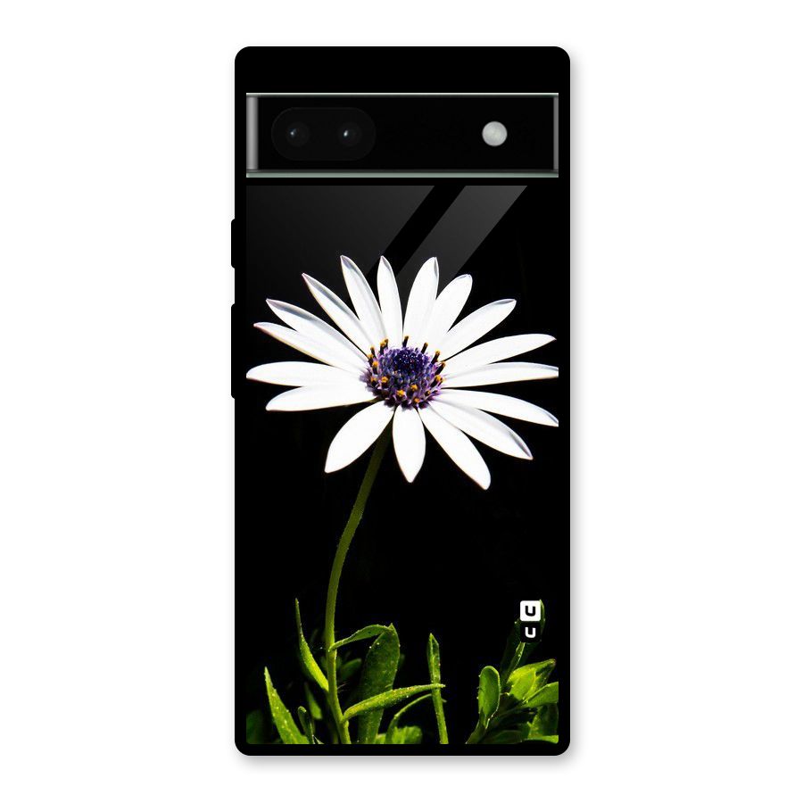 Flower White Spring Glass Back Case for Google Pixel 6a
