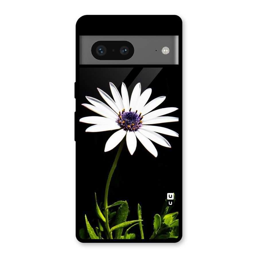 Flower White Spring Glass Back Case for Google Pixel 7