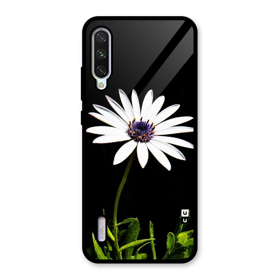 Flower White Spring Glass Back Case for Mi A3