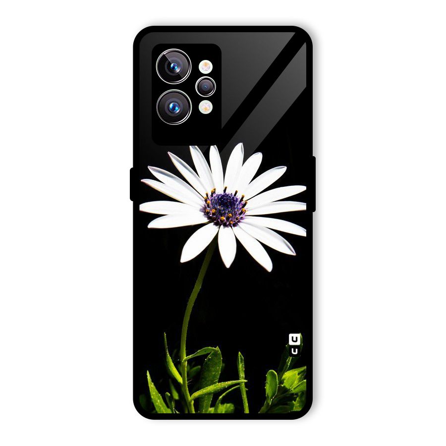 Flower White Spring Glass Back Case for Realme GT2 Pro