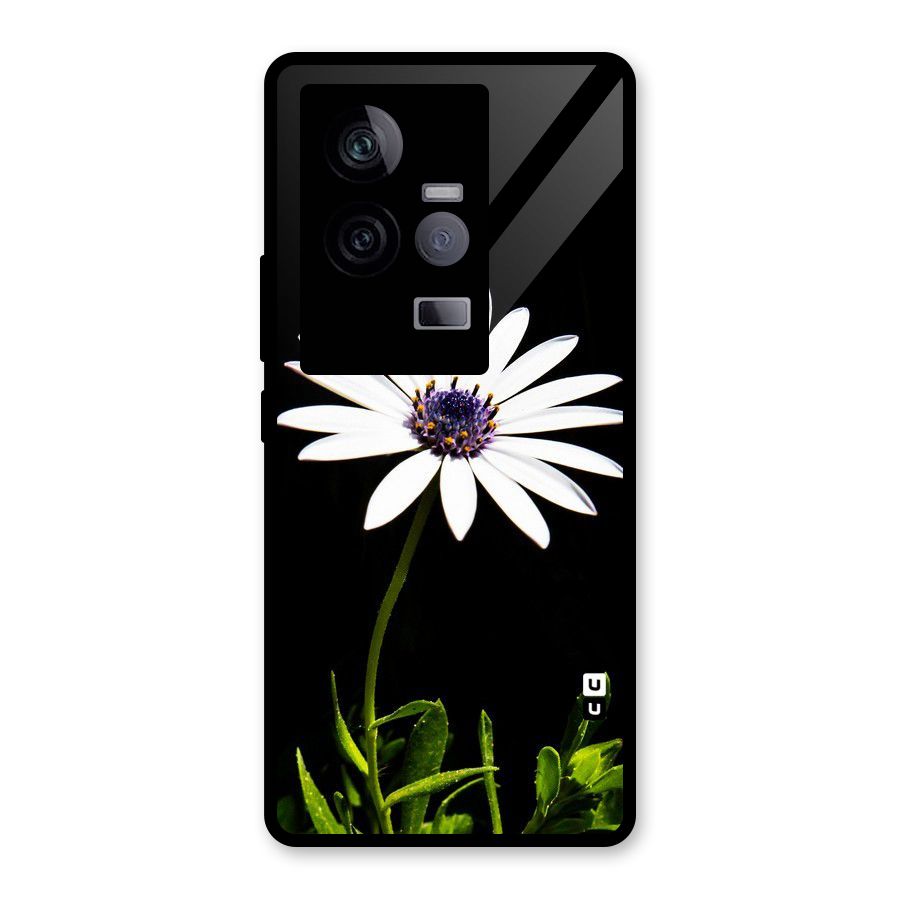 Flower White Spring Glass Back Case for Vivo iQOO 11 5G