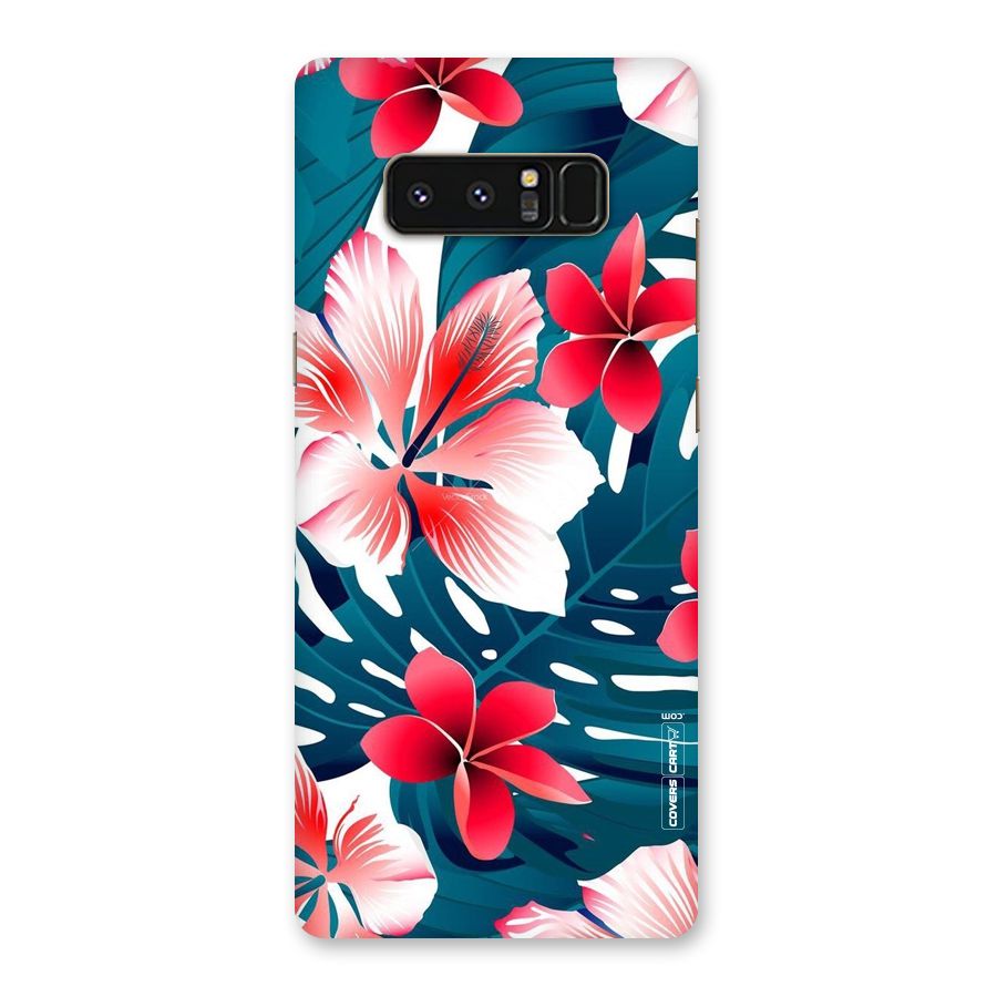 Flower design Back Case for Galaxy Note 8