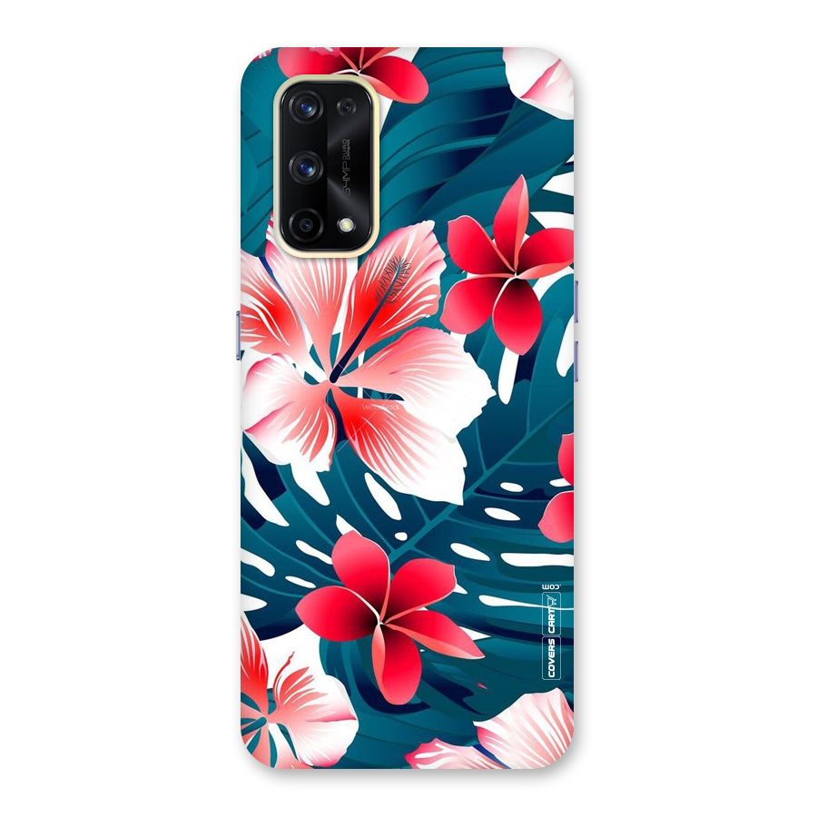 Flower design Glass Back Case for Realme X7 Pro