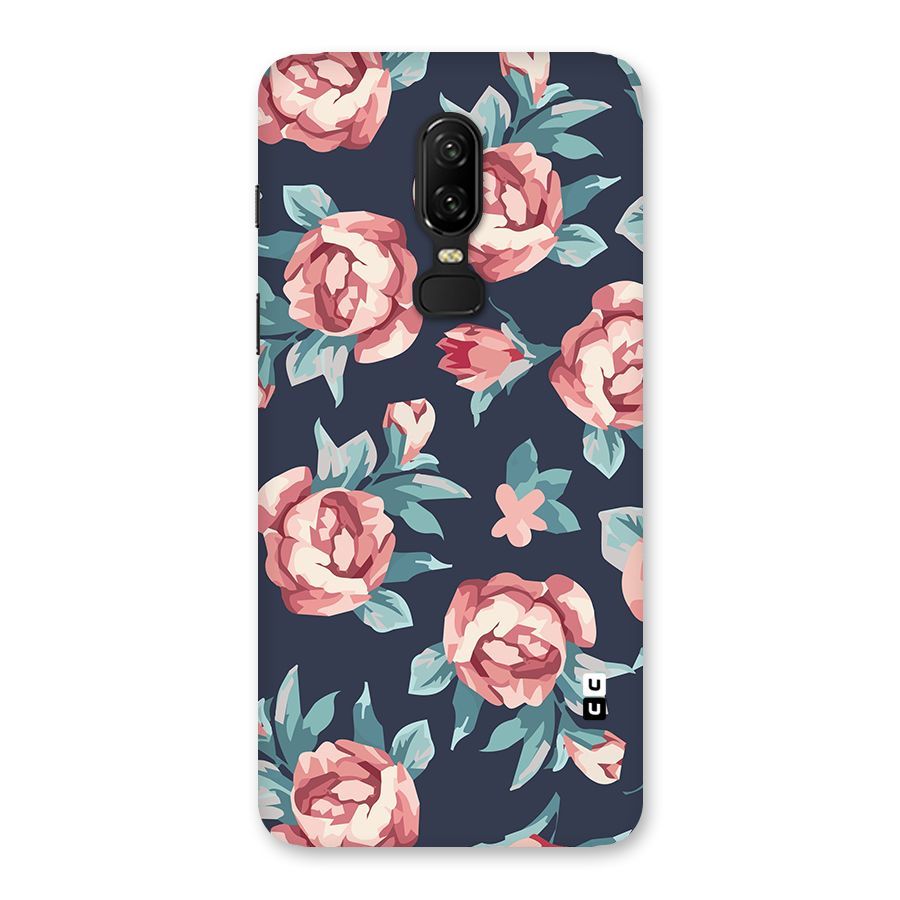 Flowers Painting Back Case for OnePlus 6