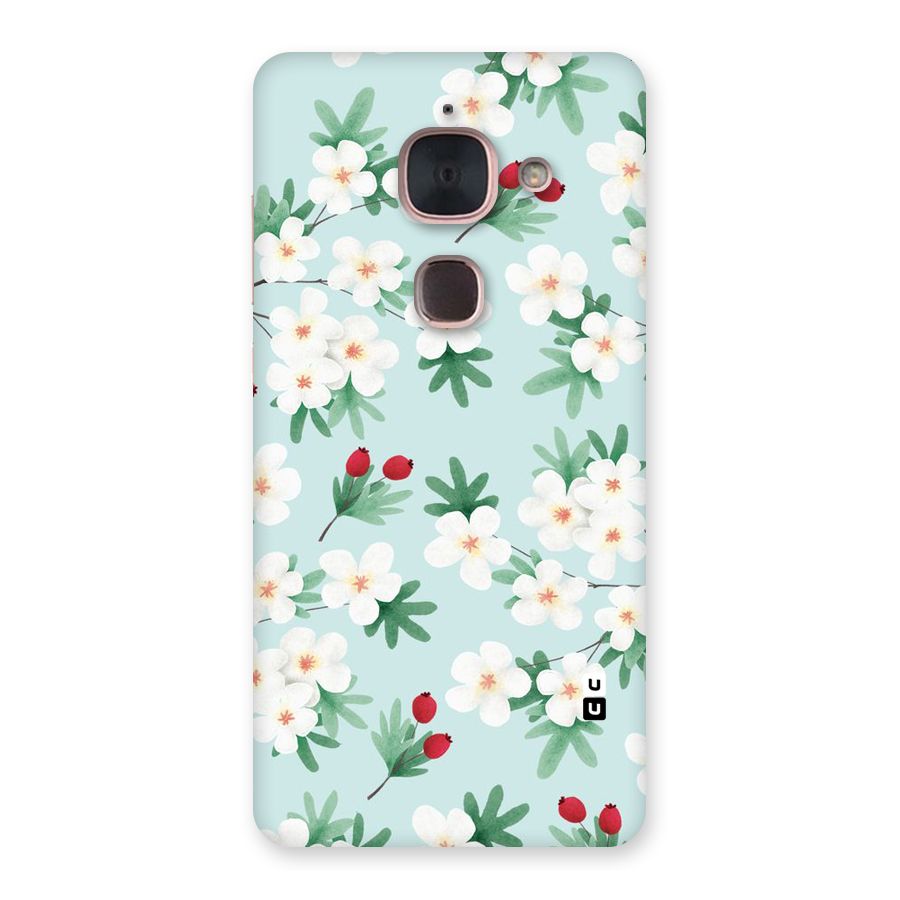 Flowers Pastel Back Case for Le Max 2