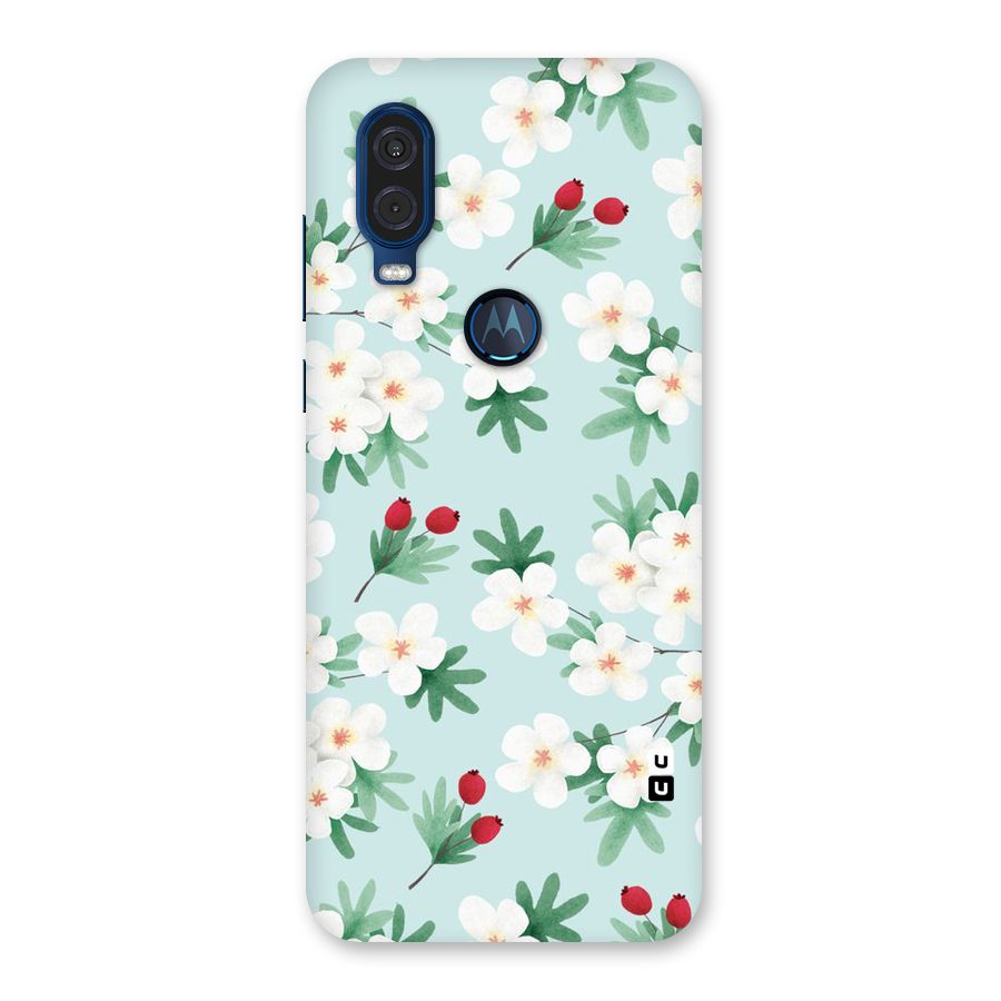 Flowers Pastel Back Case for Motorola One Vision