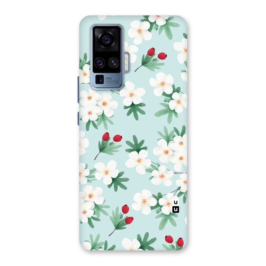 Flowers Pastel Back Case for Vivo X50 Pro