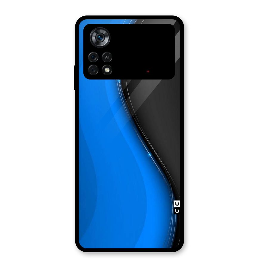 Flowing Colors Glass Back Case for Poco X4 Pro 5G