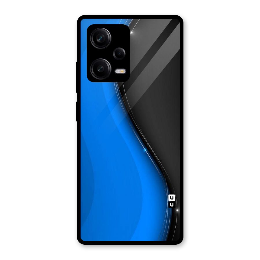 Flowing Colors Glass Back Case for Redmi Note 12 Pro