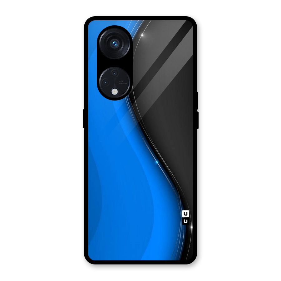 Flowing Colors Glass Back Case for Reno8 T 5G