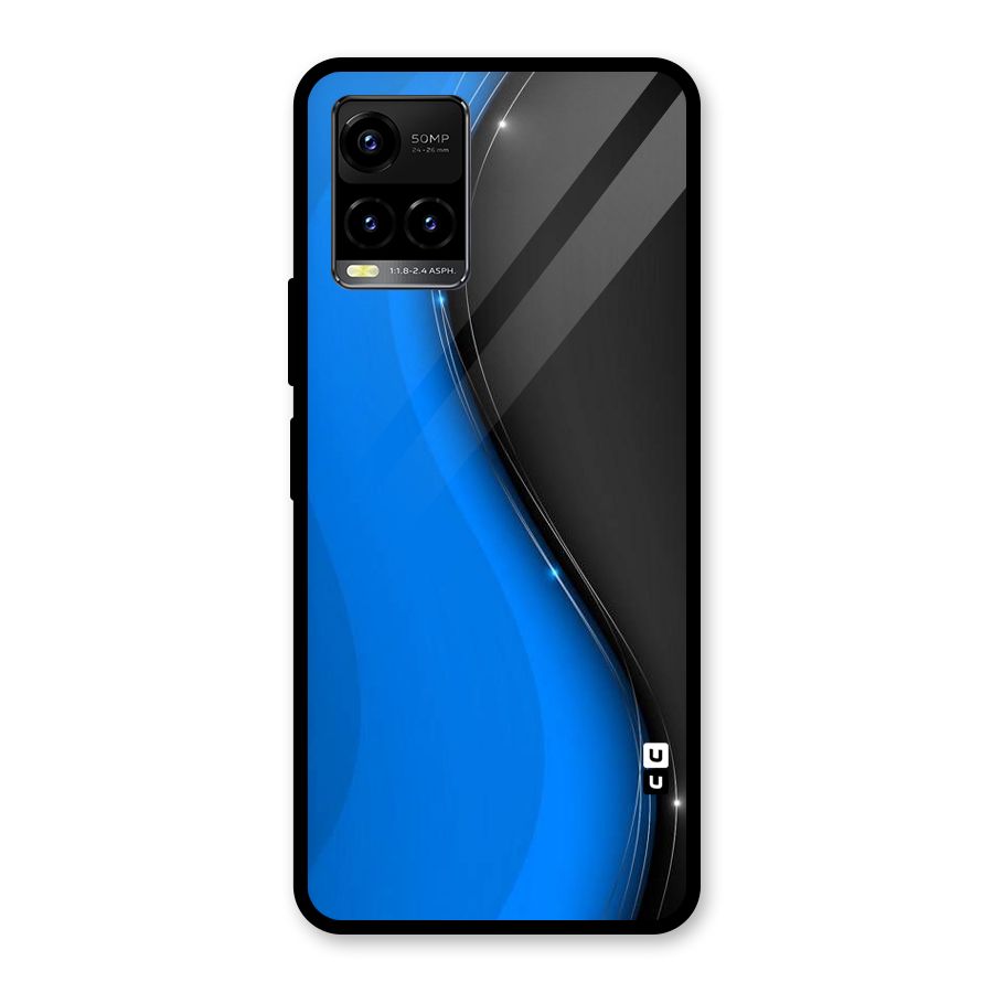 Flowing Colors Glass Back Case for Vivo Y21A
