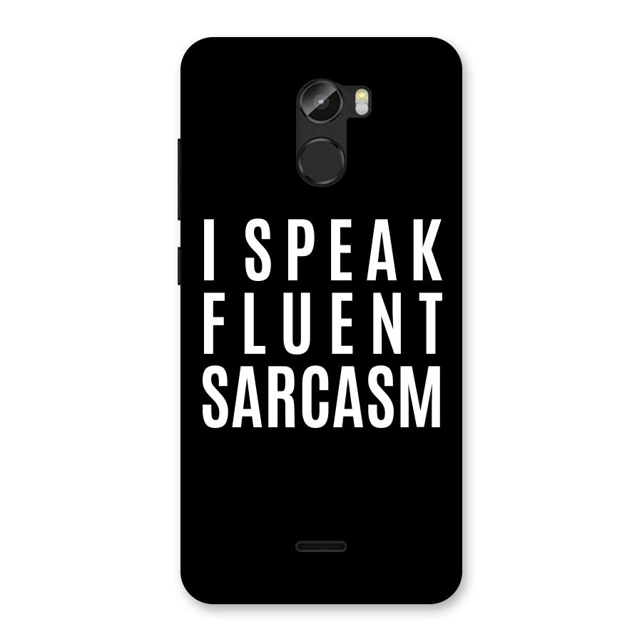 Fluent Sarcasm Back Case for Gionee X1
