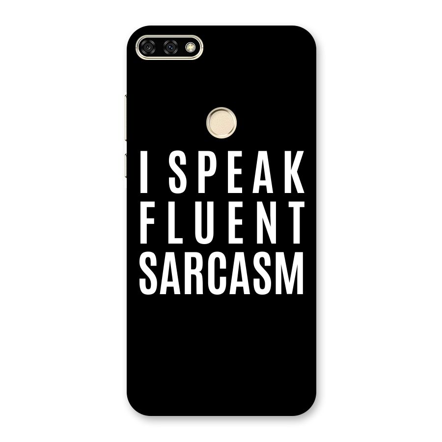 Fluent Sarcasm Back Case for Honor 7A