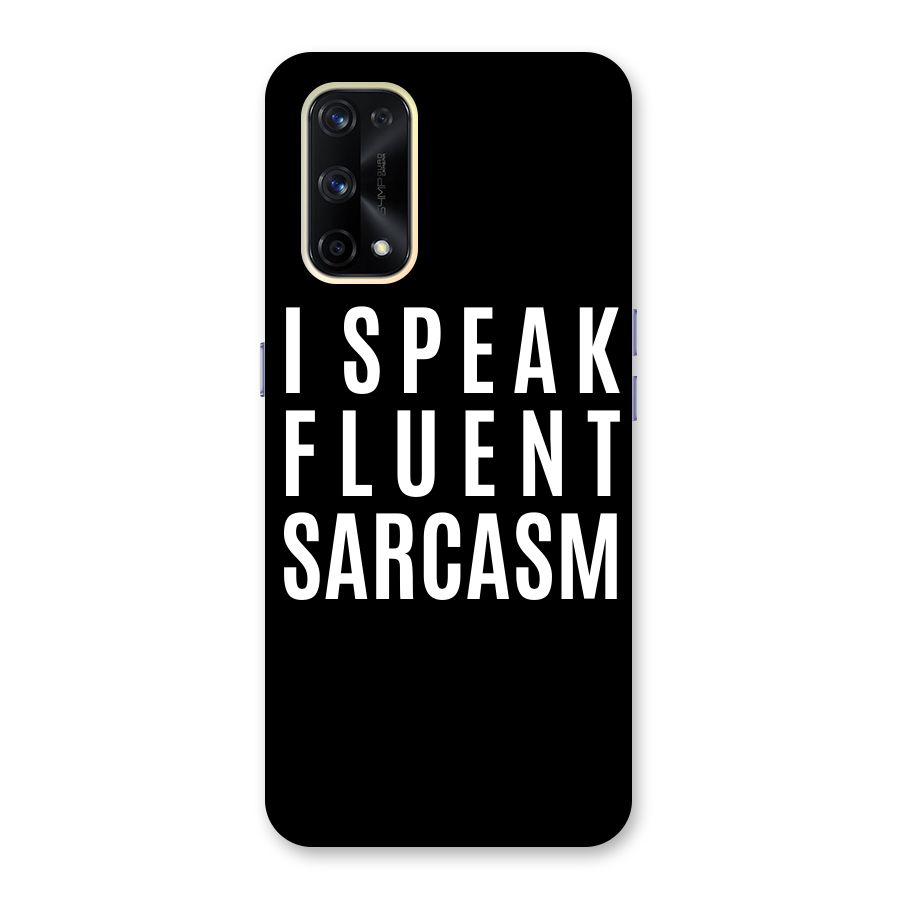 Fluent Sarcasm Glass Back Case for Realme X7 Pro