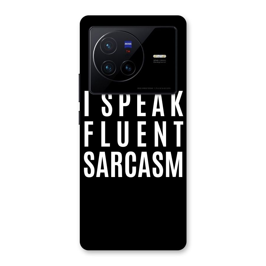 Fluent Sarcasm Back Case for Vivo X80