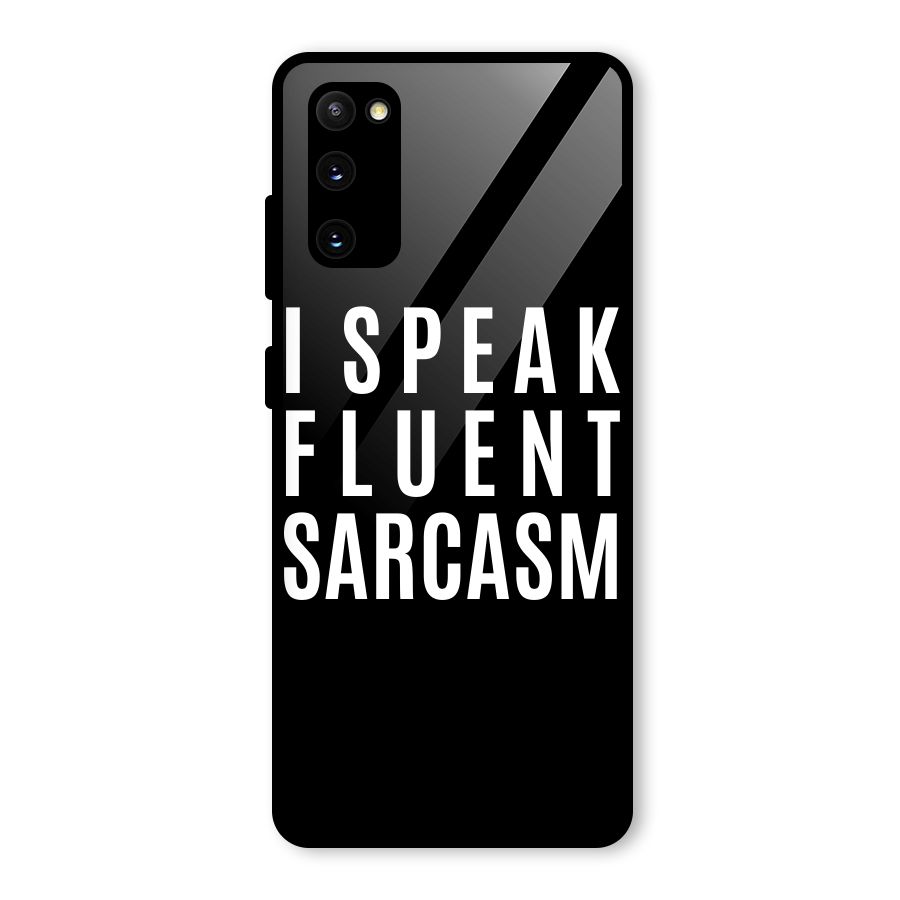 Fluent Sarcasm Glass Back Case for Galaxy S20 FE 5G