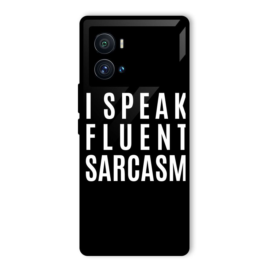 Fluent Sarcasm Glass Back Case for Vivo iQOO 9 Pro