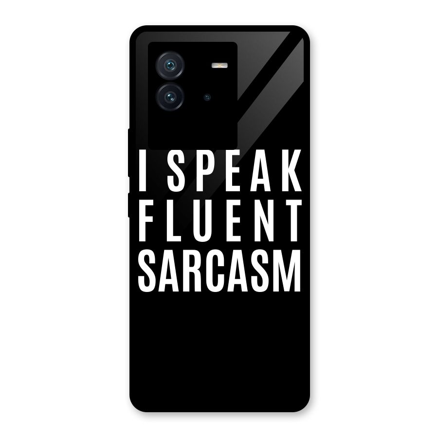 Fluent Sarcasm Glass Back Case for Vivo iQOO Neo 6 5G