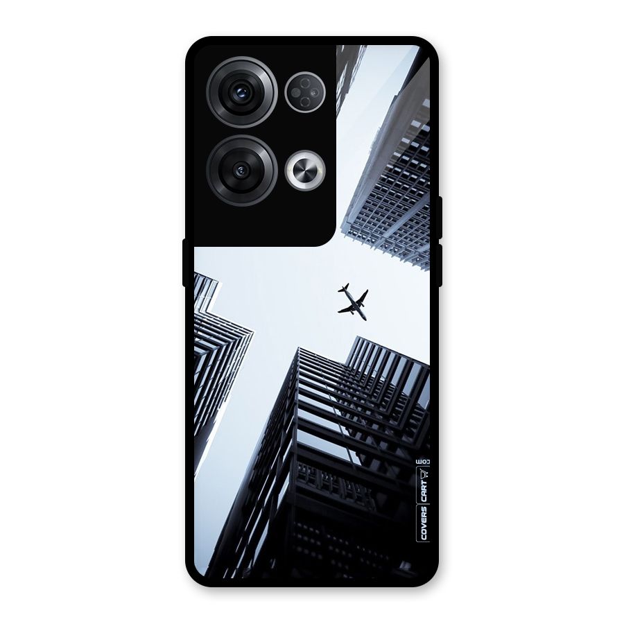 Fly Perspective Glass Back Case for Oppo Reno8 Pro 5G