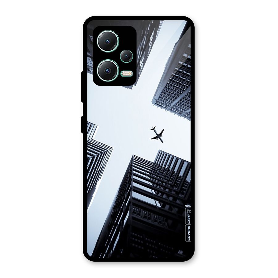 Fly Perspective Glass Back Case for Redmi Note 12 5G