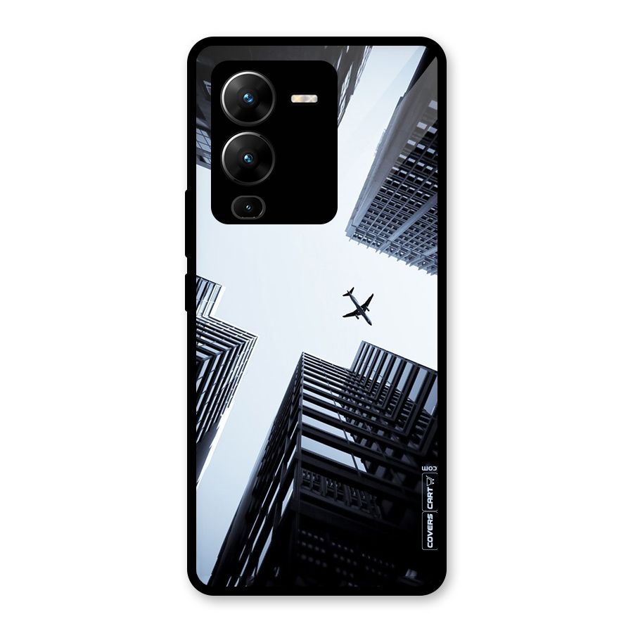 Fly Perspective Glass Back Case for Vivo V25 Pro