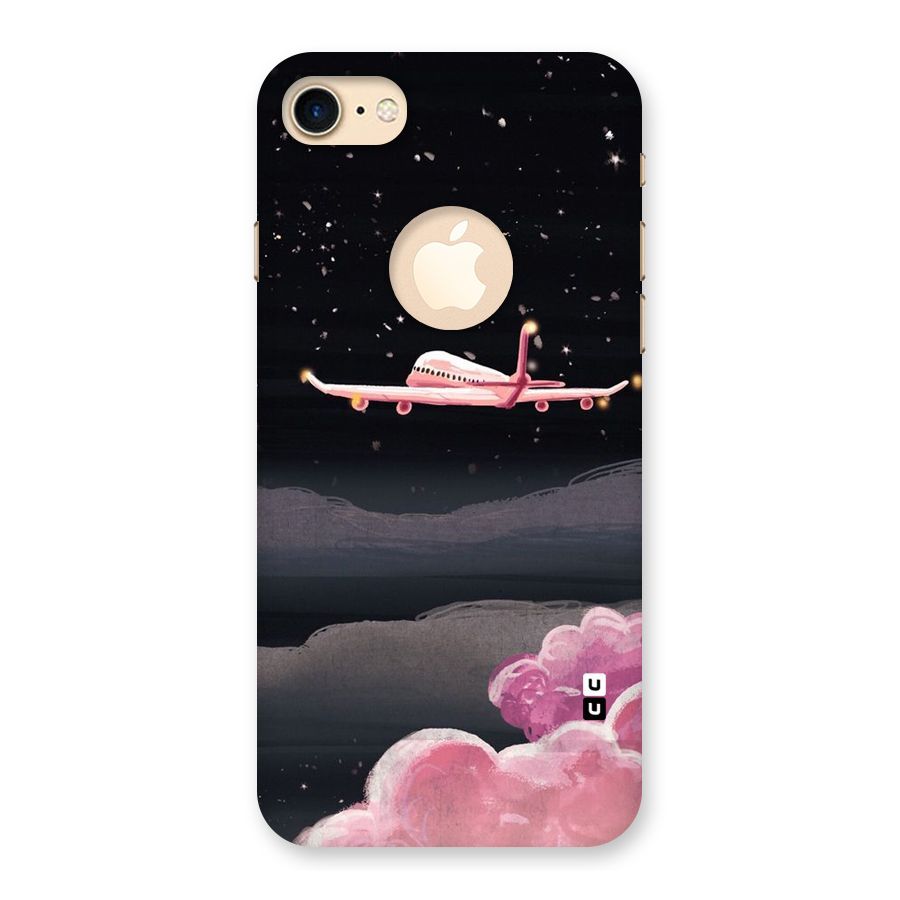 Fly Pink Back Case for iPhone 7 Logo Cut