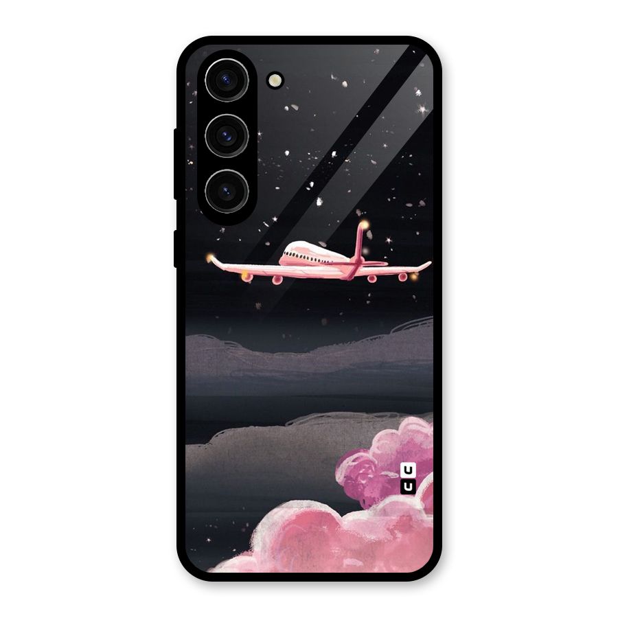 Fly Pink Glass Back Case for Galaxy S23 Plus