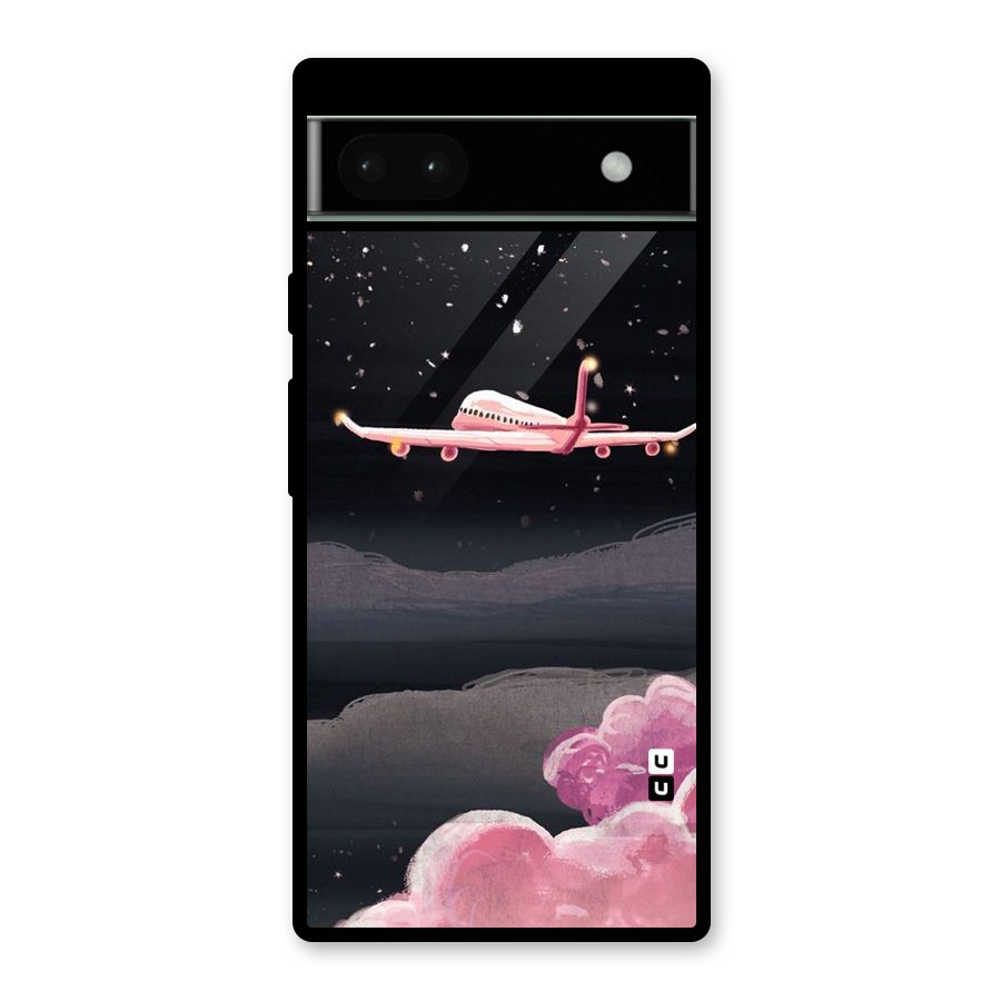 Fly Pink Glass Back Case for Google Pixel 6a