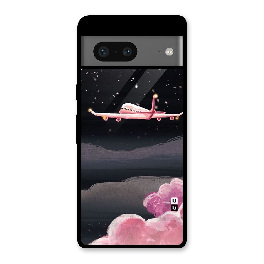 Fly Pink Glass Back Case for Google Pixel 7