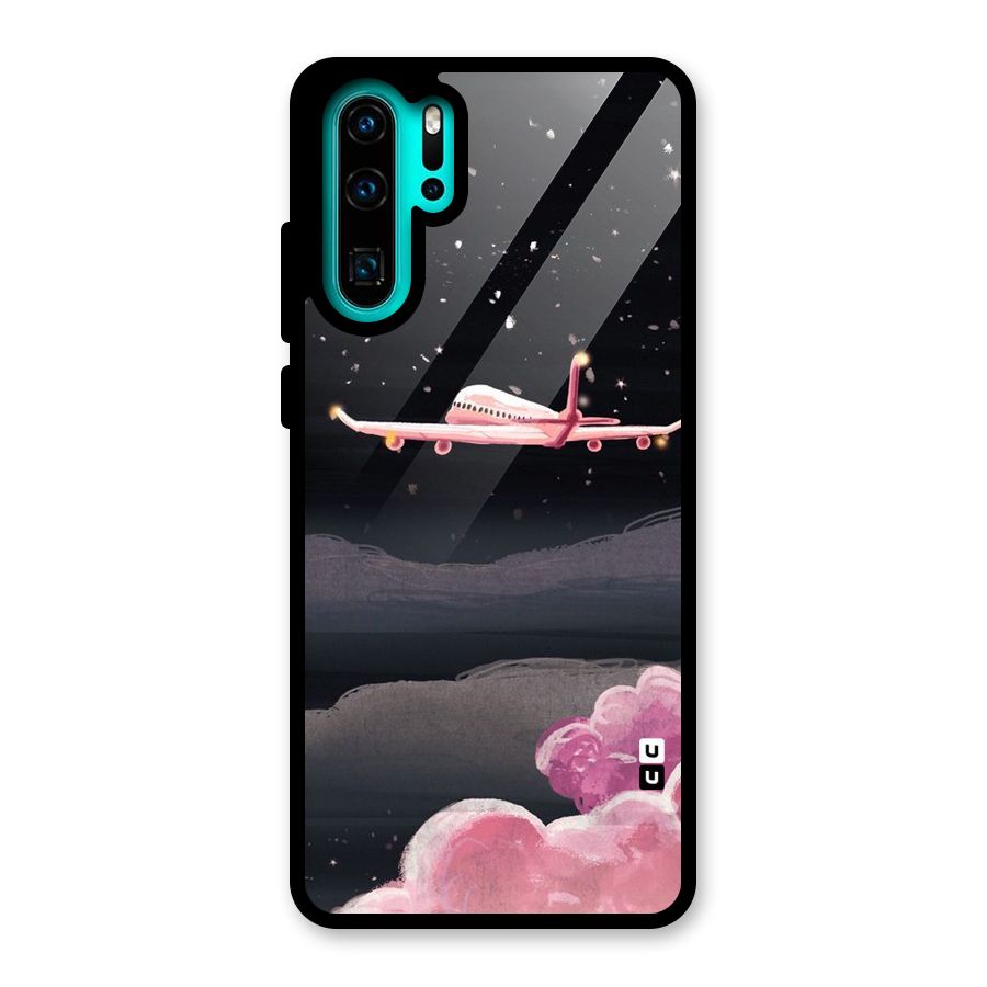 Fly Pink Glass Back Case for Huawei P30 Pro