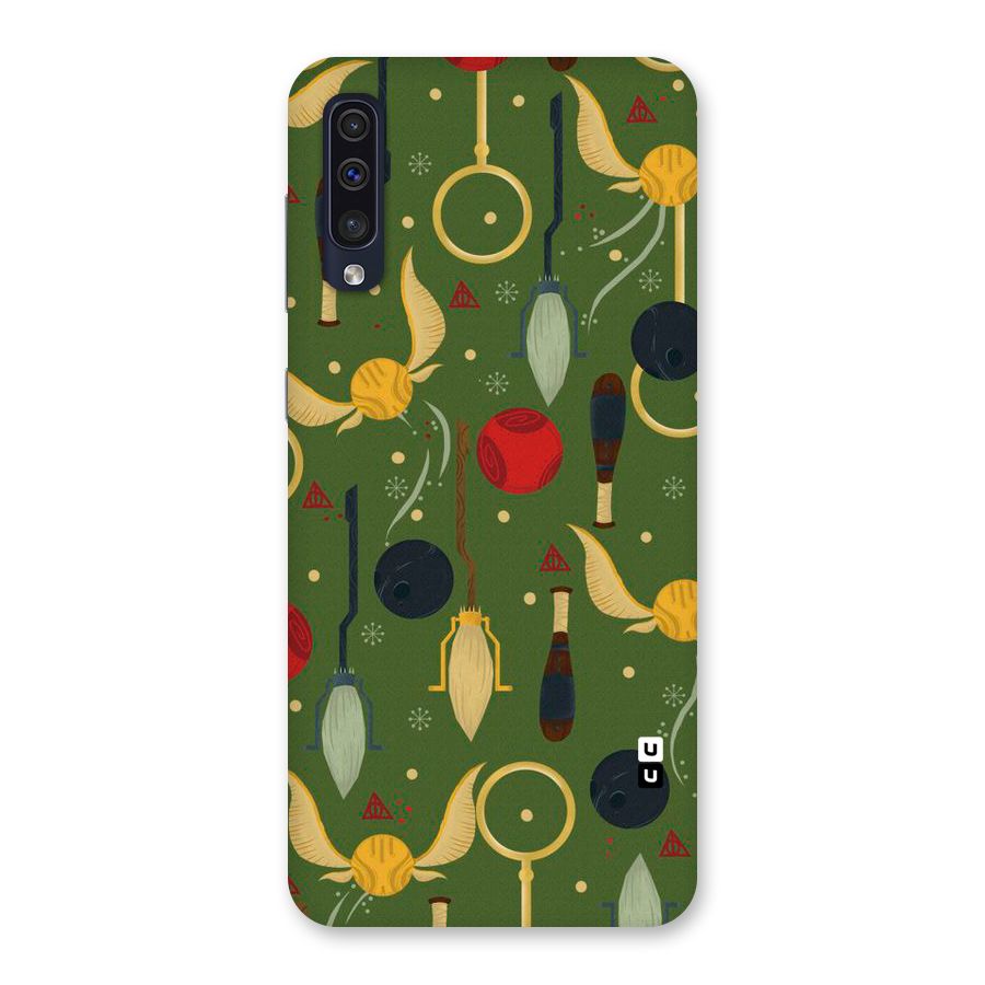 Flying Ball Pattern Back Case for Galaxy A50s