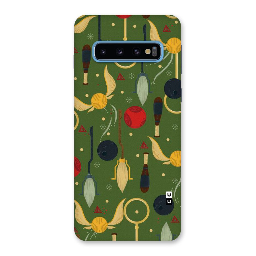 Flying Ball Pattern Back Case for Galaxy S10