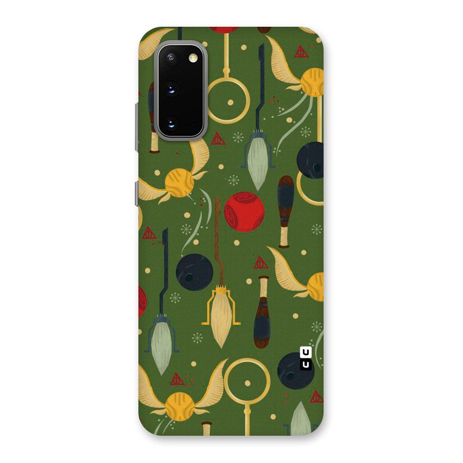 Flying Ball Pattern Back Case for Galaxy S20
