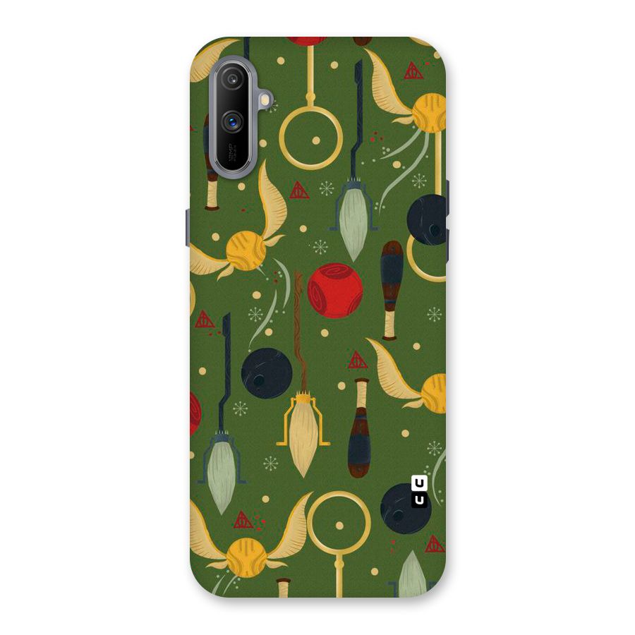 Flying Ball Pattern Back Case for Realme C3