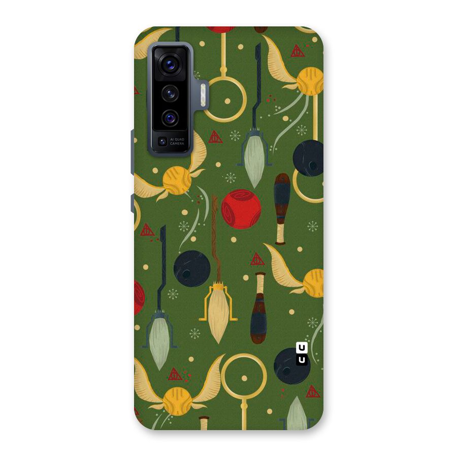 Flying Ball Pattern Back Case for Vivo X50