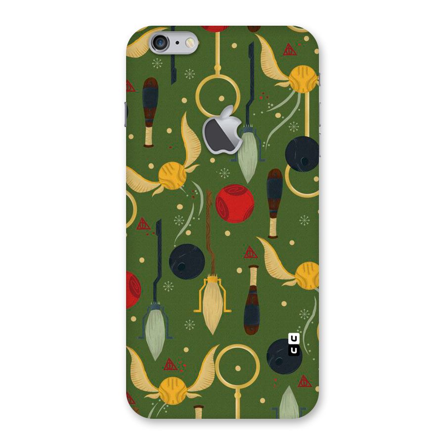 Flying Ball Pattern Back Case for iPhone 6 Plus 6S Plus Logo Cut