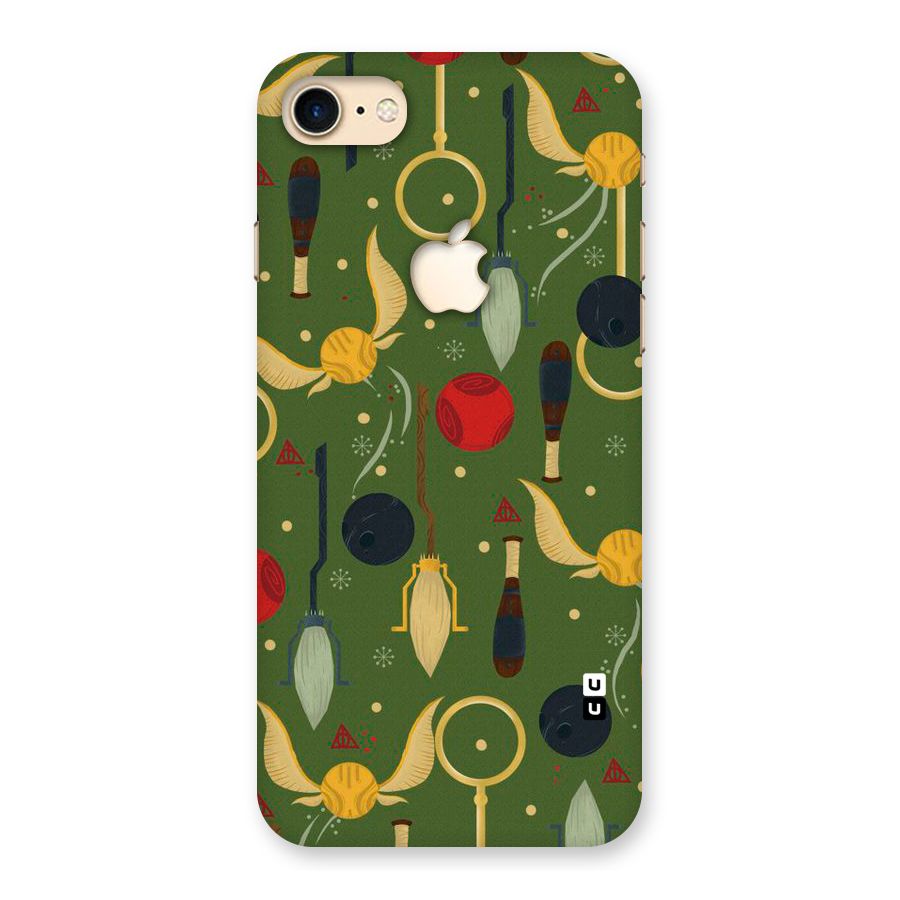 Flying Ball Pattern Back Case for iPhone 7 Apple Cut