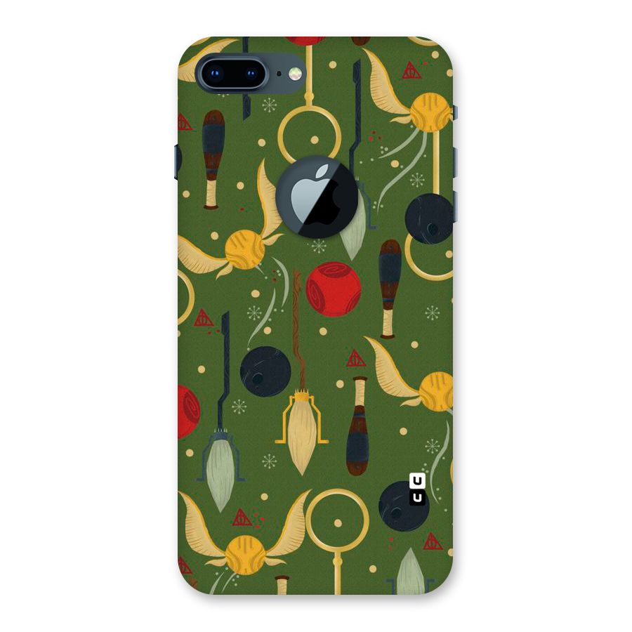Flying Ball Pattern Back Case for iPhone 7 Plus Logo Cut