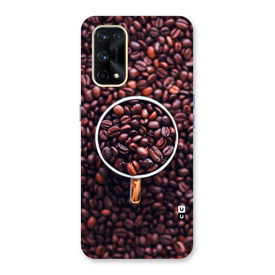 Focus Coffee Beans Glass Back Case for Realme X7 Pro
