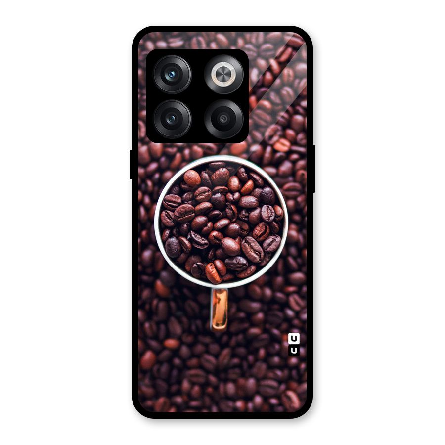 Focus Coffee Beans Glass Back Case for OnePlus 10T