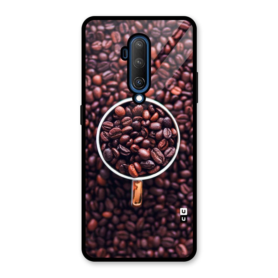 Focus Coffee Beans Glass Back Case for OnePlus 7T Pro