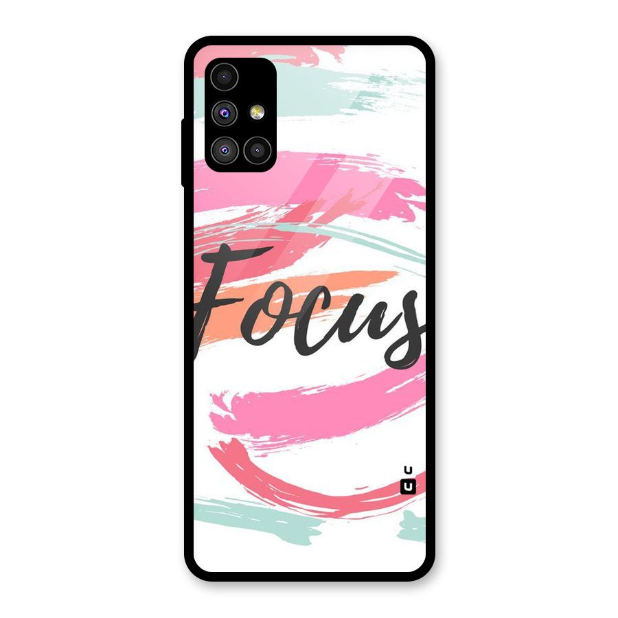 Focus Colours Glass Back Case for Galaxy M51