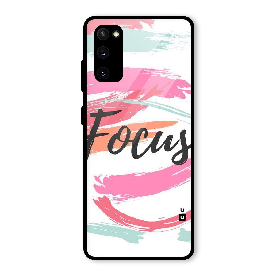 Focus Colours Glass Back Case for Galaxy S20 FE 5G