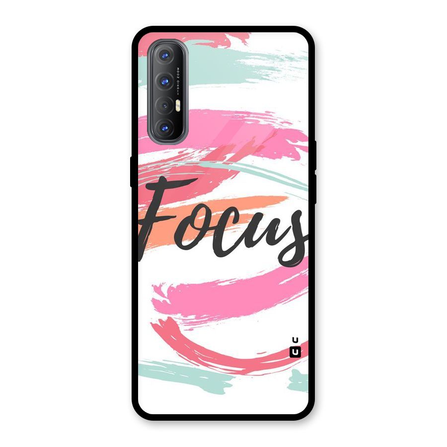 Focus Colours Glass Back Case for Oppo Reno3 Pro