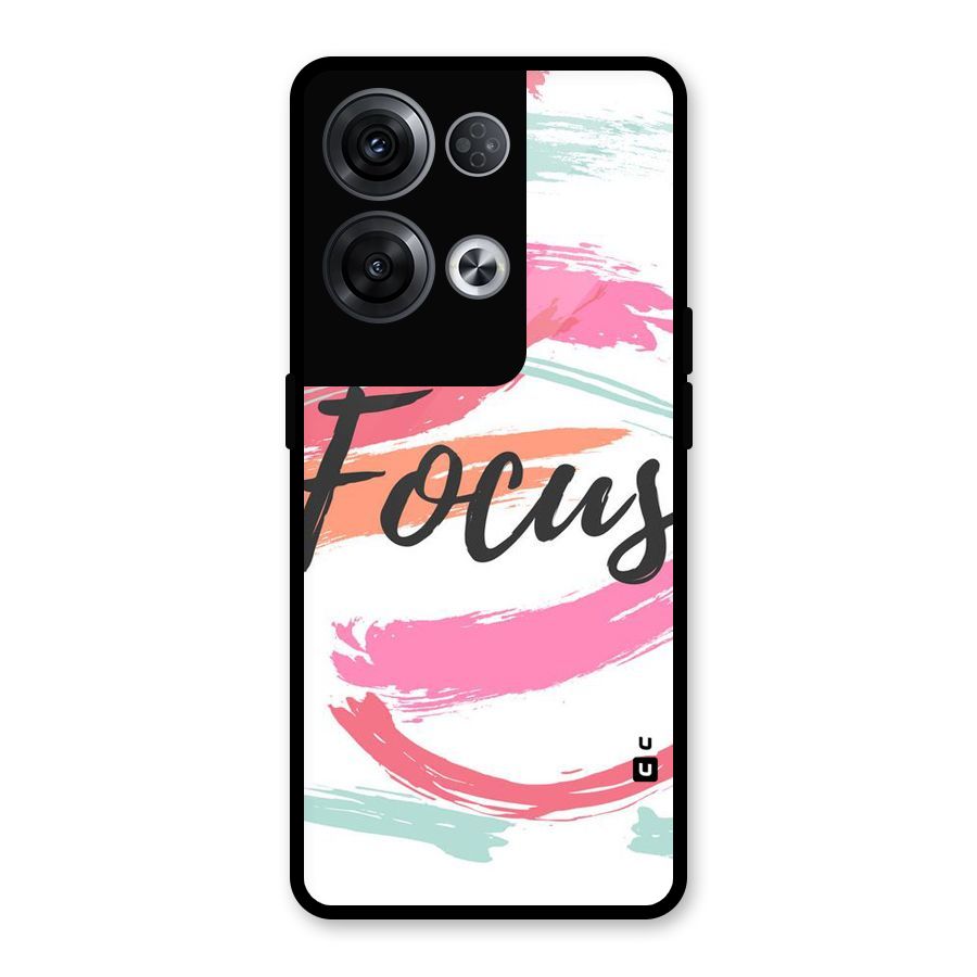 Focus Colours Glass Back Case for Oppo Reno8 Pro 5G