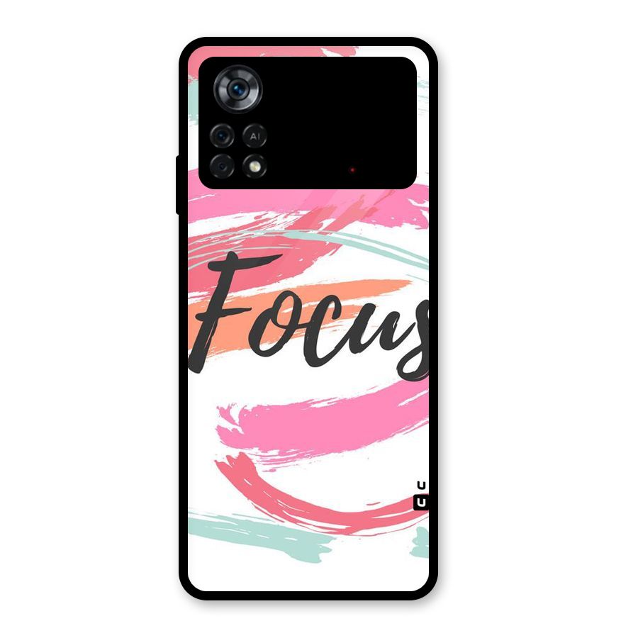 Focus Colours Glass Back Case for Poco X4 Pro 5G
