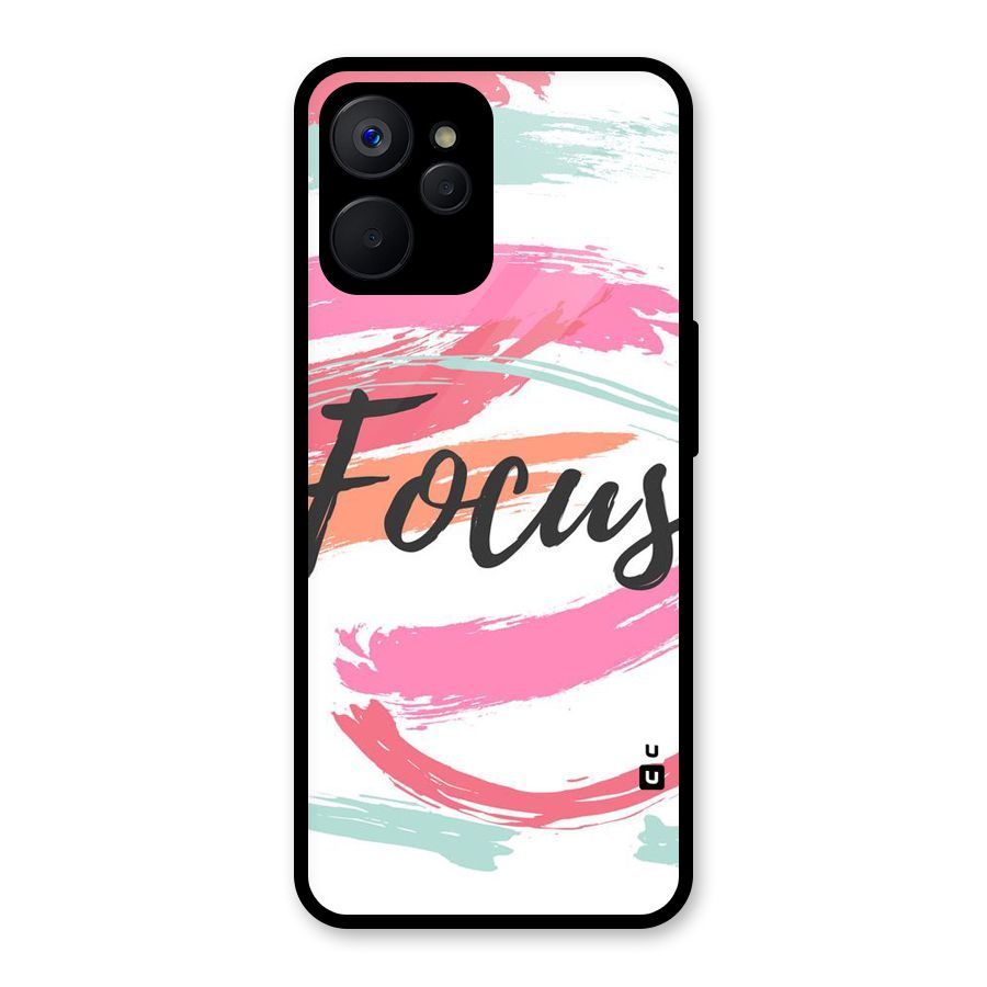 Focus Colours Glass Back Case for Realme 9i 5G