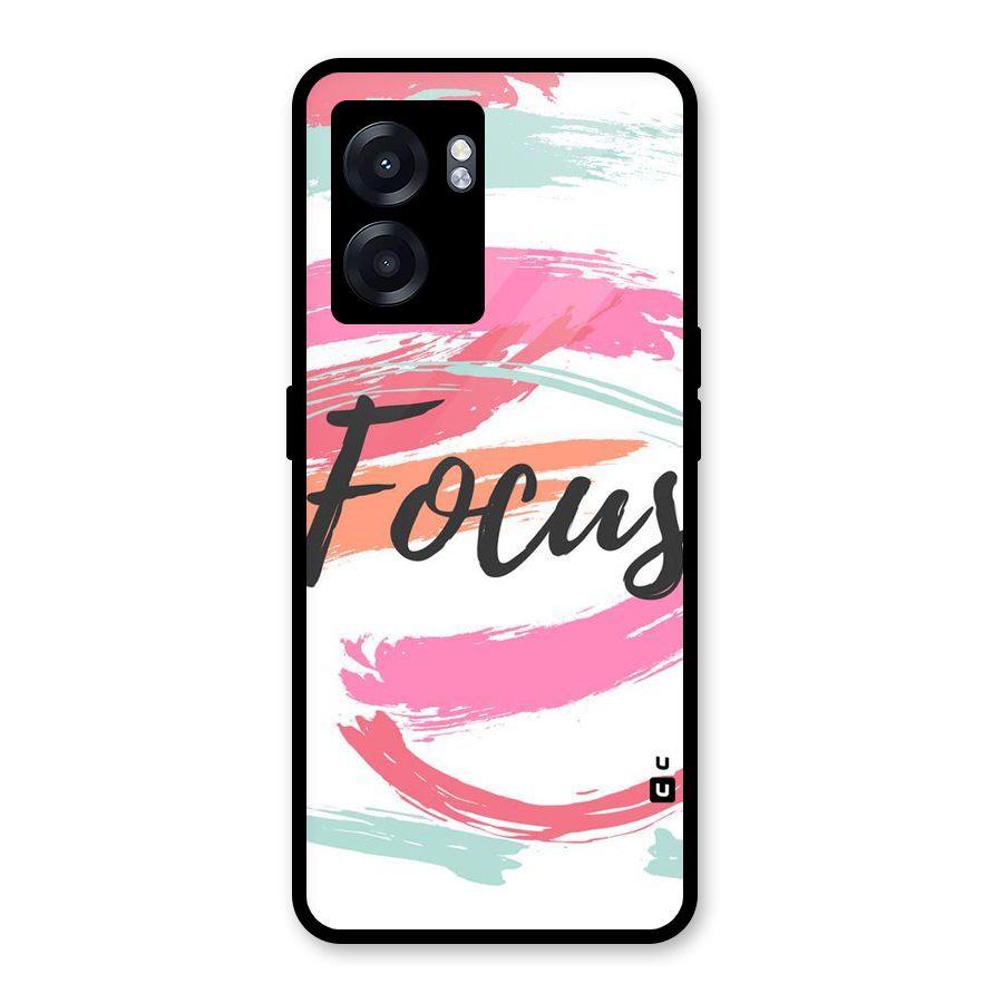 Focus Colours Glass Back Case for Realme Narzo 50 5G